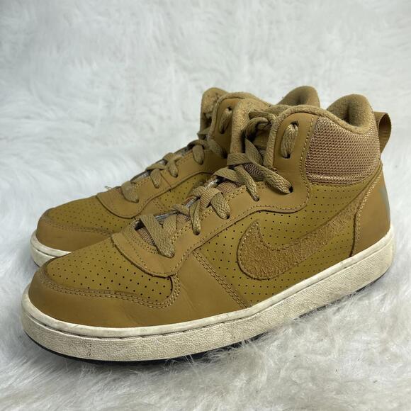 Nike Court Borough Mid For youth brown size 6.5Y - Picture 1 of 9